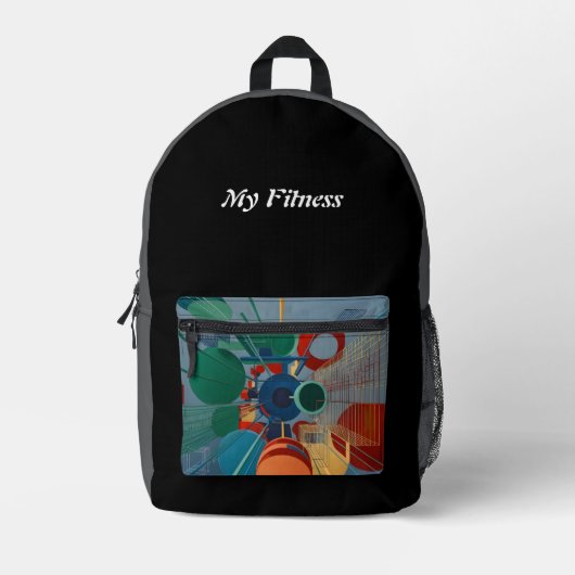 Mijn conditie bedrukte rugzak (Voorkant)