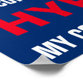 Mijn congreslid is het hypocriet Poster voor prote (Hoek)