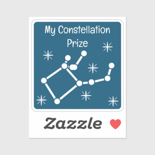 Mijn Constellatieprijs Vinyl Sticker Party Favor (Vel)