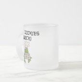 Mijn Cookies Rock Tshirts en geschenken Matglas Koffiemok (Voorkant links)