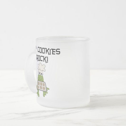 Mijn Cookies Rock Tshirts en geschenken Matglas Koffiemok (Voorkant links)