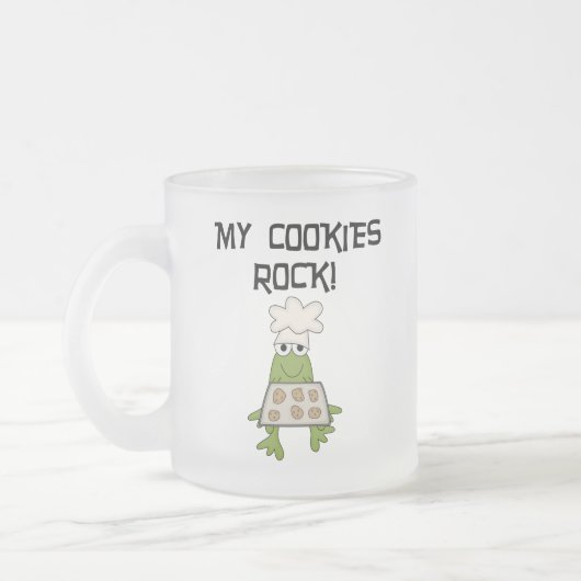Mijn Cookies Rock Tshirts en geschenken Matglas Koffiemok (Links)