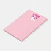 Mijn Cool Husky in Roze Post-it® Notes (Schuin)