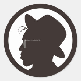 Mijn coole vader ronde sticker