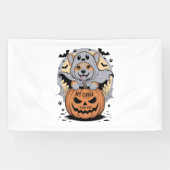 Mijn Corgi is mijn boek Halloween Spandoek (Horizontaal)