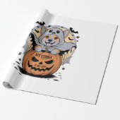 Mijn Corgi is mijn Boo Halloween Cadeaupapier (Uitgerold)