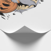 Mijn Corgi is mijn Boo Halloween Cadeaupapier (Hoek)