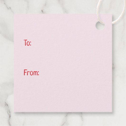 Mijn Corgi is mijn Valentijn Bedankjes Labels (Achterkant)