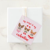 Mijn Corgi is mijn Valentijn Bedankjes Labels (In situ)