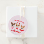 Mijn Corgi is mijn Valentijn Bedankjes Labels (In situ)