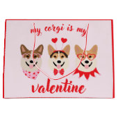 Mijn Corgi is mijn Valentijn Groot Cadeauzakje (Voorkant)