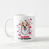 Mijn Corgi is mijn Valentijn Schattige Funny Koffiemok (Links)