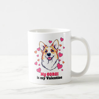 Mijn Corgi is mijn Valentijn Schattige Funny Koffiemok