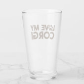 MIJN CORGI PAW BEHOUDEN GLAS (Achterkant)