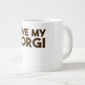 MIJN CORGI PAW BEHOUDEN GROTE KOFFIEKOP (Voorkant rechts)