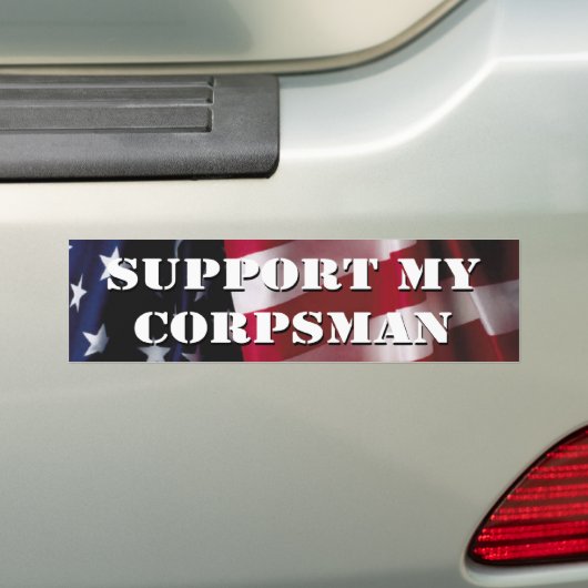 Mijn correspondent ondersteunen bumpersticker (Op auto)