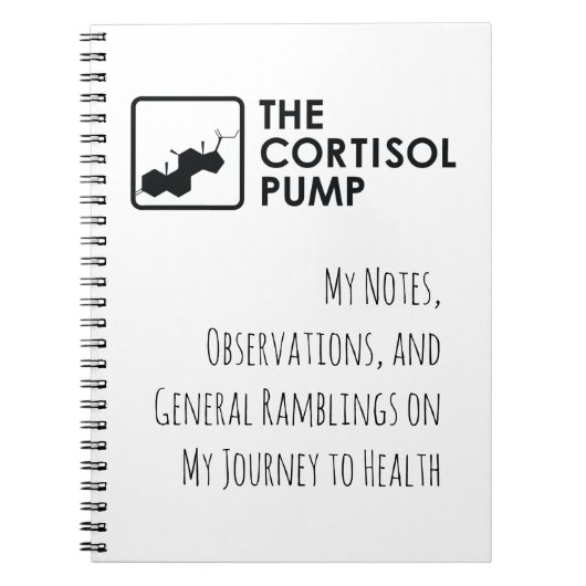 Mijn Cortisol Pump Notitieboek (Voorkant)