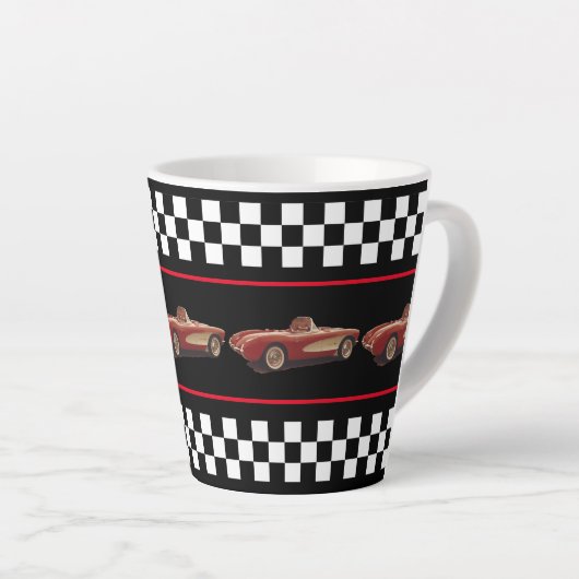 Mijn Corvette Latte Mok (Rechterhoek)