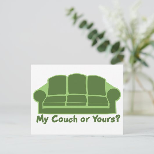 Mijn Couch of Yours? Briefkaart (Staand voorkant)