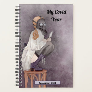 Mijn Covid Year Speciaal Vrouw Masker Planner