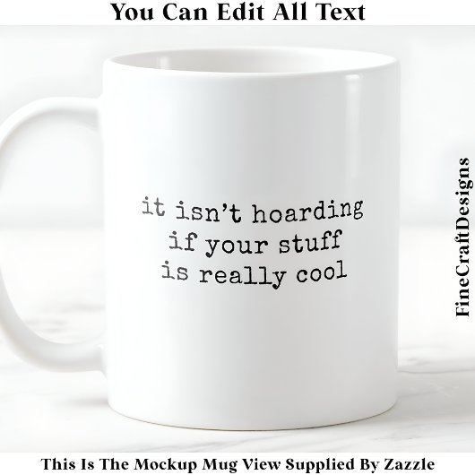 Mijn Craft Stash is niet het hamsteren van 059 Gra Koffiemok