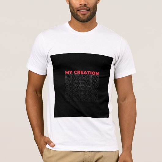 Mijn Creatie – T-shirt met esthetische sfeer (Voorkant)