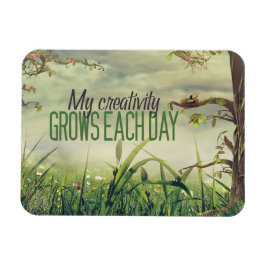 "Mijn creativiteit groeit" Motivatiebevestiging Fl Magneet