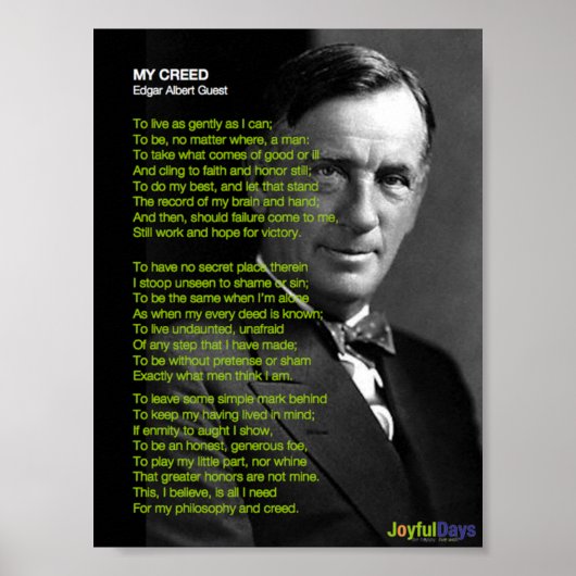 Mijn Creed poster (Voorkant)