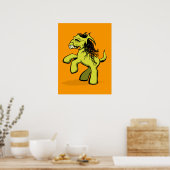 Mijn Creepy Little Pony (Geel) Poster (Keuken)