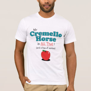Mijn Cremello Paard is alles. Funny Horse T-shirt