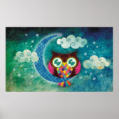 Mijn Crescent Owl Poster (Voorkant)