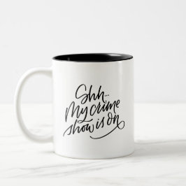 Mijn Crime Show Tweekleurige Koffiemok