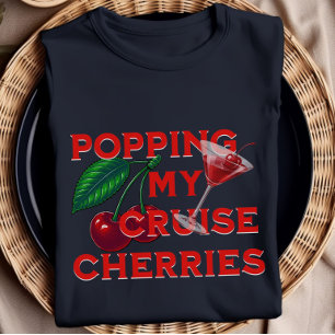 Mijn Cruise Kersen Spatten Leuk Cruise Shirt