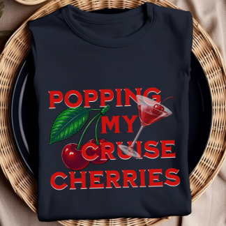 Mijn Cruise Kersen Spatten Leuk Cruise Shirt