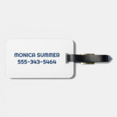 Mijn cruiseschip met bagage bagagelabel (Achterkant horizontaal)