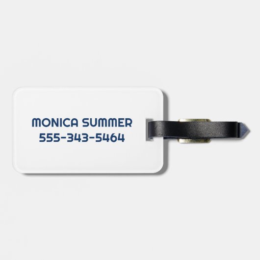 Mijn cruiseschip met bagage bagagelabel (Achterkant horizontaal)