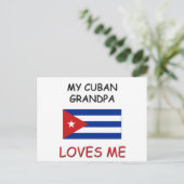 Mijn Cubaanse opa houdt van mij Briefkaart (Staand voorkant)