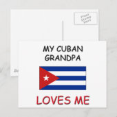 Mijn Cubaanse opa houdt van mij Briefkaart (Voorkant / Achterkant)
