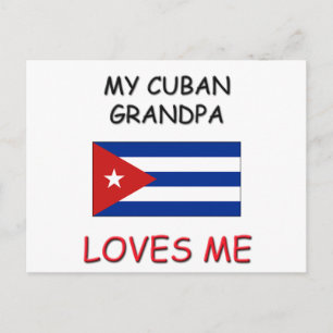 Mijn Cubaanse opa houdt van mij Briefkaart