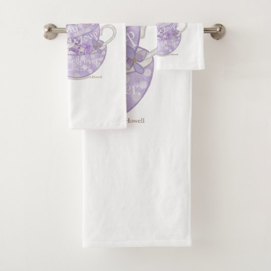 Mijn cup neth over handdoekset bad handdoek (Insitu)