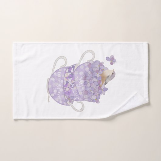 Mijn cup neth over handdoekset bad handdoek (Handdoek)