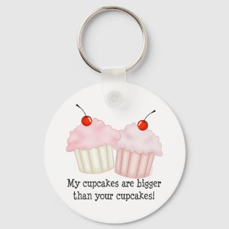 Mijn cupcakes zijn groter sleutelhanger