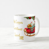 Mijn Cuppa-kerstcheer Santa Sleigh-Cadeaus Koffiemok (Voorkant rechts)