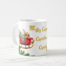Mijn Cuppa-kerstcheer Santa Sleigh-Cadeaus
