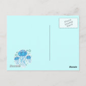 Mijn Cute Jellyfish - briefkaart (Achterkant)