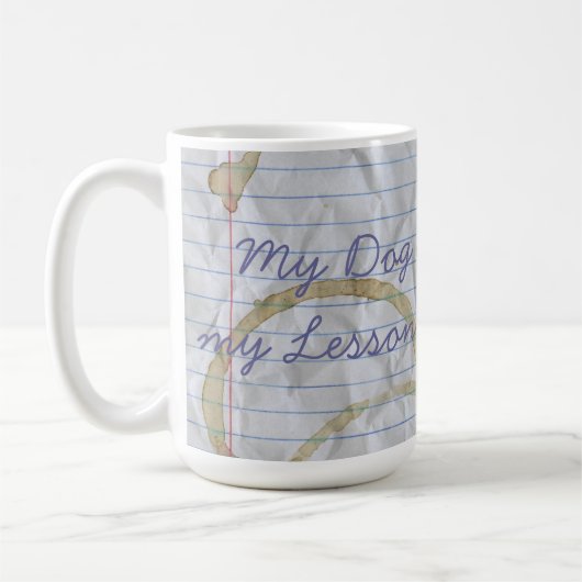 Mijn Dachshund Ate mijn Lesson Plan Koffiemok (Links)