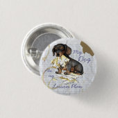 Mijn Dachshund Ate Mijn Lesson Plan Ronde Button 3,2 Cm (Voorkant /achterkant)