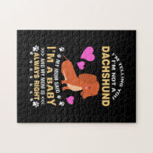 Mijn Dachshund is mijn Baby Legpuzzel (Horizontaal)