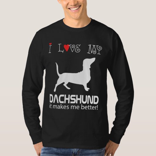 Mijn Dachshund T-shirt (Voorkant)