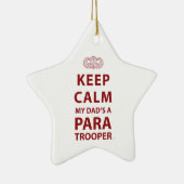 MIJN DAD IS EEN PARATROOPER. KERAMISCH ORNAMENT (Rechts)